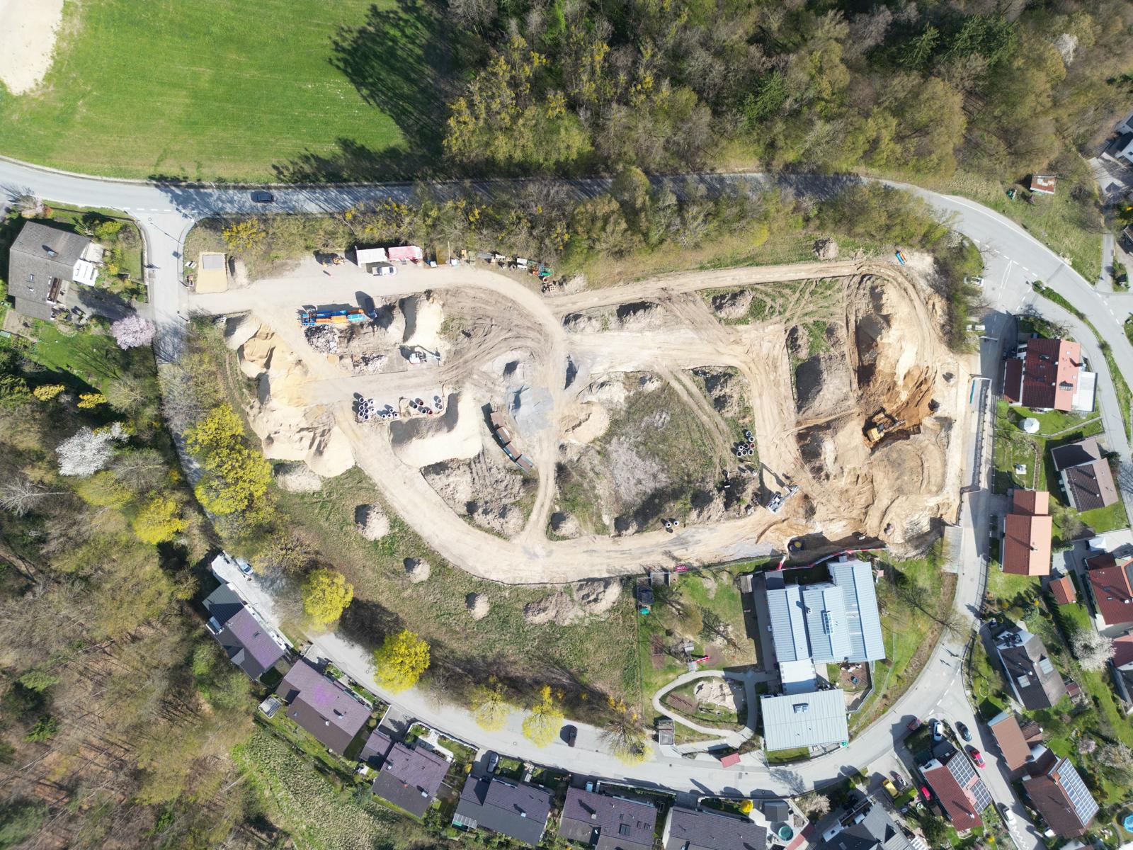 Projekt Panoramablick in Deggendorf aus der Vogelperspektive